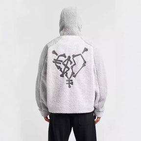 Lambswool Personalized Fashion Hoodie Warm Coat