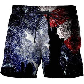 Printed men's shorts