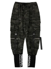 High-end cargo pants with embroidery