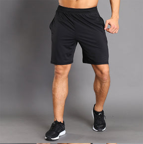 Sports Running Shorts Fitness Training Elastic Lace Shorts