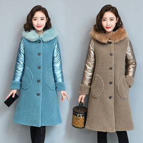 Fashion Particles Chenille Coat Women