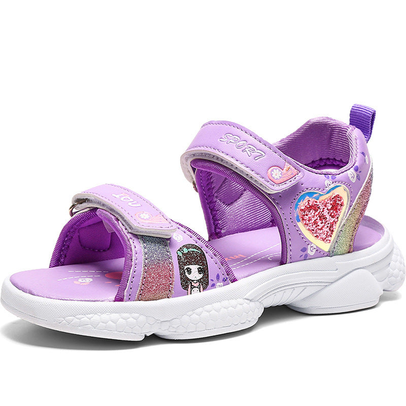 Girls' Lightweight Soft Sole Sneakers