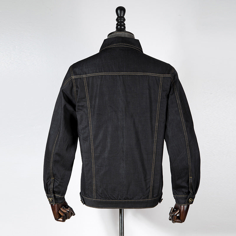 Black Denim Jacket Men's Jacket