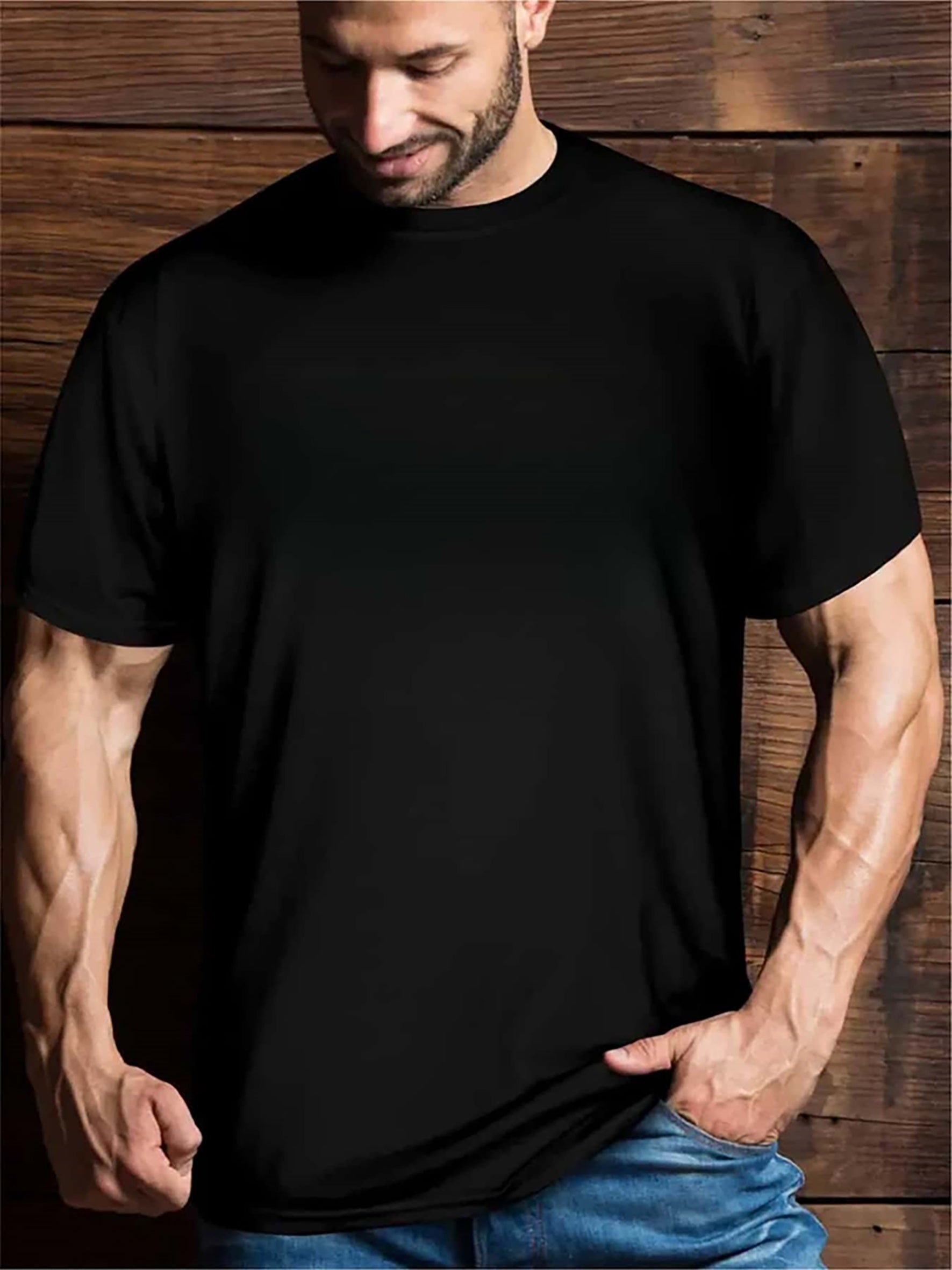 Stylish Plus Size 3D Graphic Tee - Men's Comfortable Fashion T-Shirts With Unique Design - Soft, Breathable, And Relaxed Fit For Big And Tall Guys