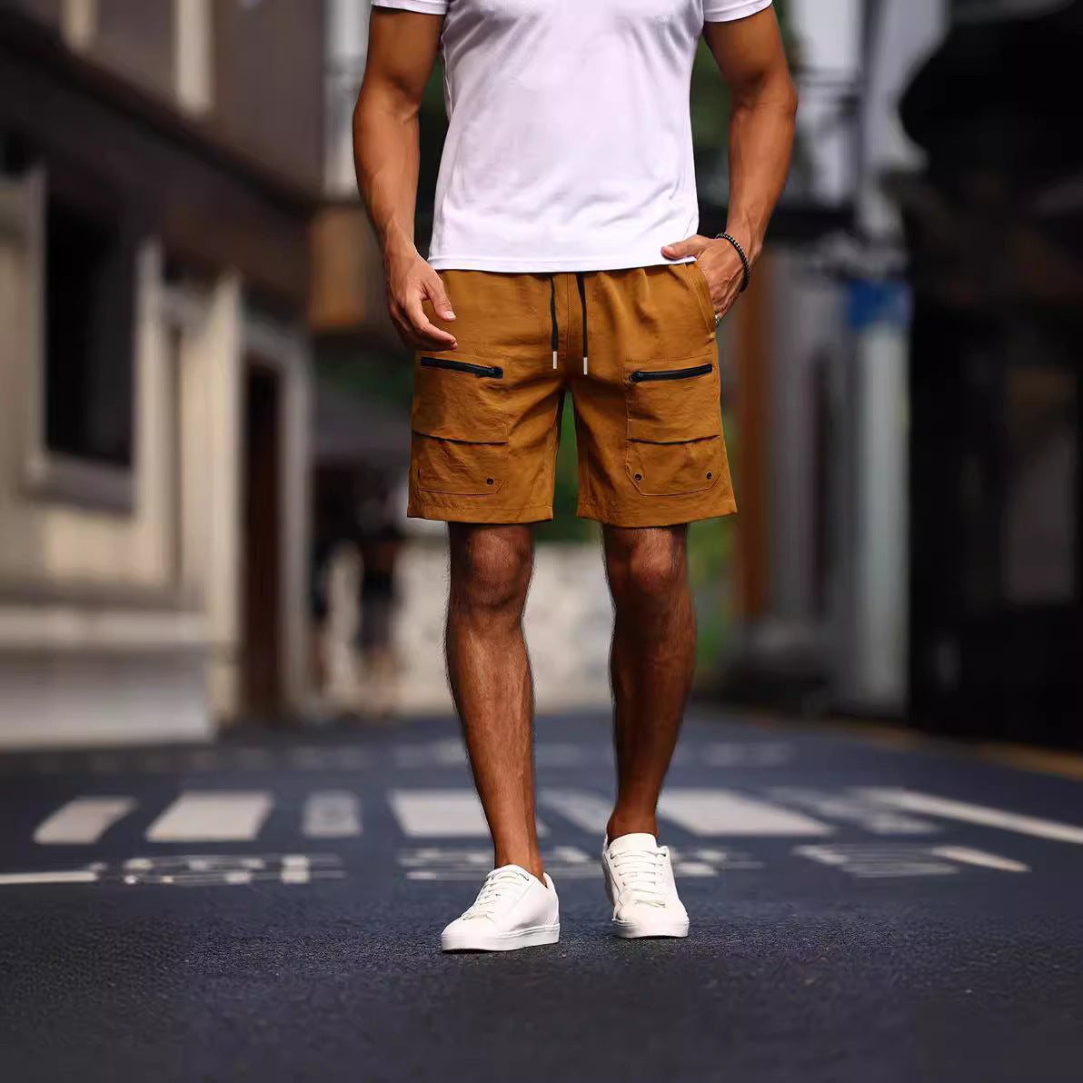 Workwear Shorts Men's Summer Pirate Shorts Loose