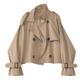 All-matching Short Trench Coat Women