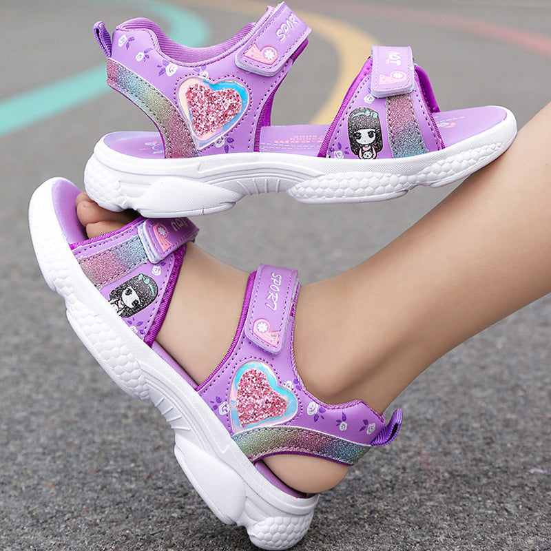 Girls' Lightweight Soft Sole Sneakers