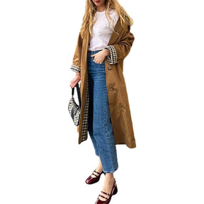 Fashion Women Personality Street Slim Trench Coat