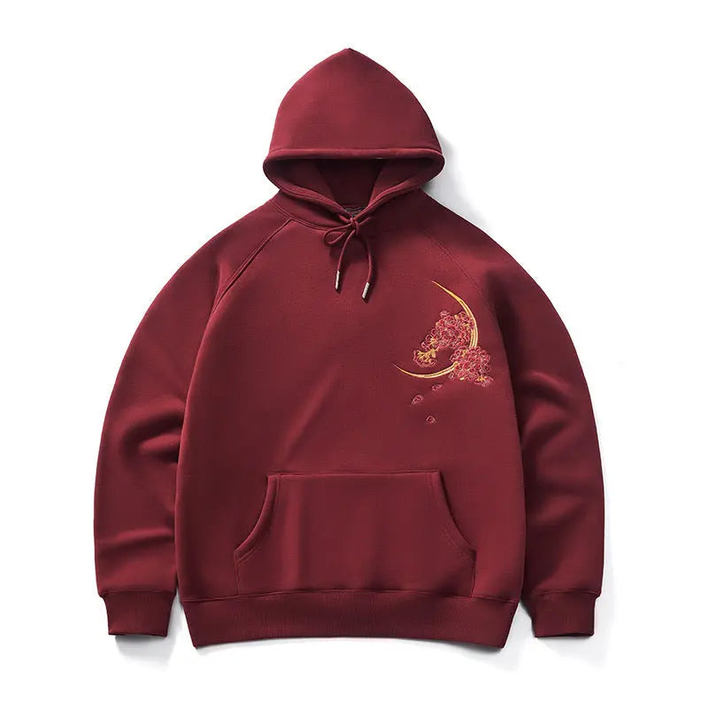 Autumn And Winter Heavy Industry Dragon Embroidered Hoodie Men PLAYAAS CULTURE