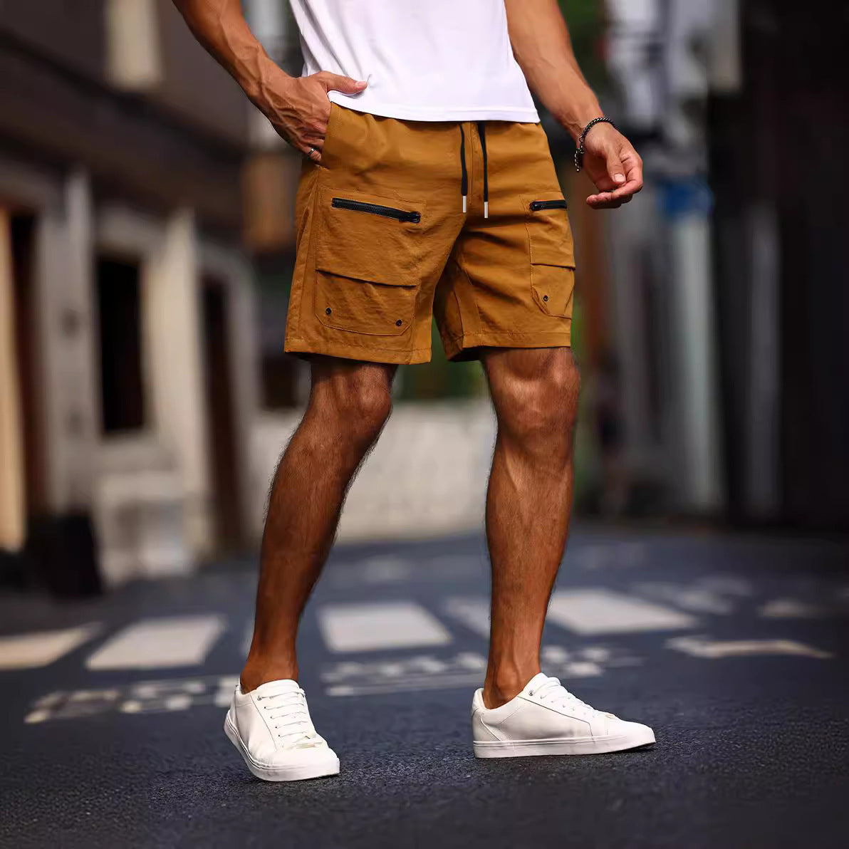 Workwear Shorts Men's Summer Pirate Shorts Loose